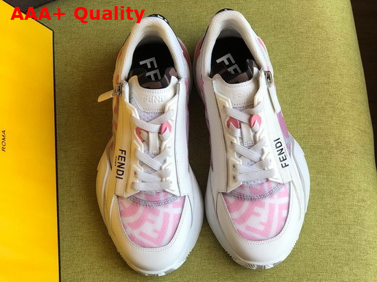 Fendi Sneakers Pink Technical Nylon Low Tops Replica