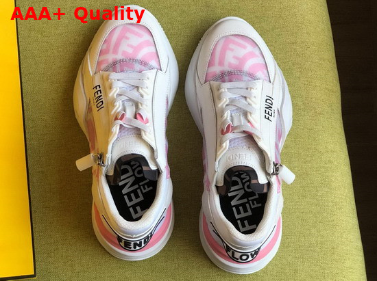 Fendi Sneakers Pink Technical Nylon Low Tops Replica