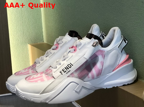 Fendi Sneakers Pink Technical Nylon Low Tops Replica