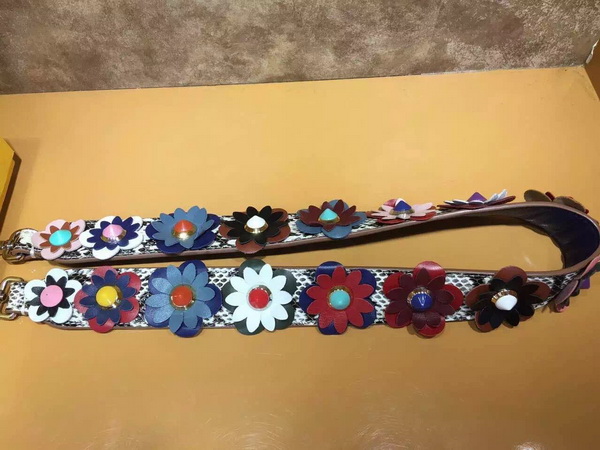 Fendi Strap You Interchangeable Elaphe Strap With Flowers for Sale