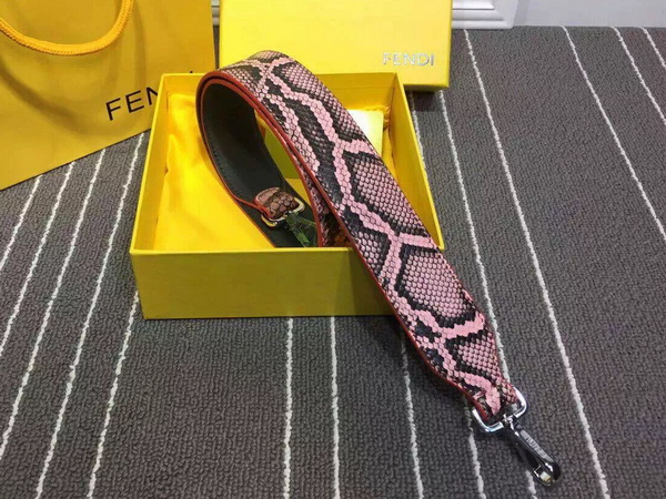 Fendi Strap You Interchangeable Pink Python Shoulder Strap for Sale