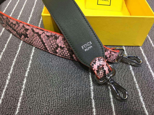 Fendi Strap You Interchangeable Pink Python Shoulder Strap for Sale