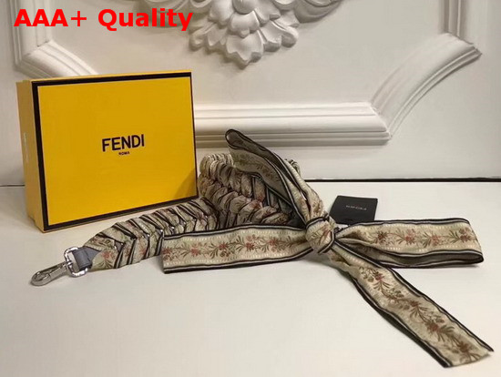 Fendi Strap You Ribbon and Leather Shoulder Strap Replica