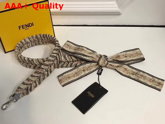 Fendi Strap You Ribbon and Leather Shoulder Strap Replica