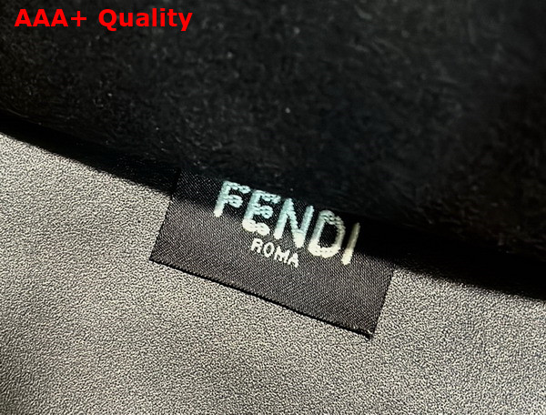 Fendi Sunshine Medium Black Leather Shopper Replica