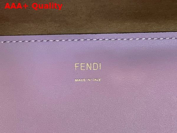 Fendi Sunshine Medium Lilac Leather Shopper Replica