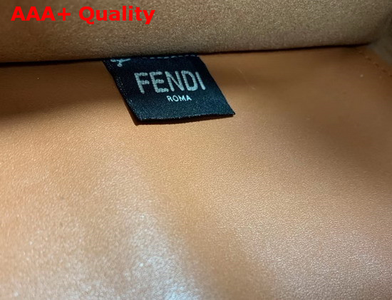 Fendi Sunshine Shopper Brown Leather Shopper Replica