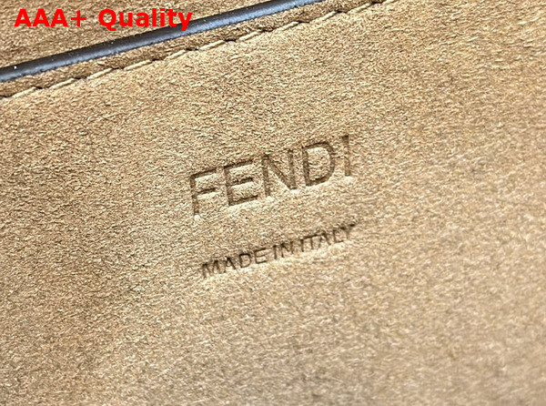 Fendi Sunshine Small Brown FF Jacquard Fabric Bag Replica