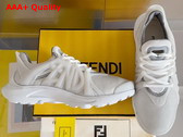 Fendi Tag Sneakers White Technical Mesh Running Sneakers Replica