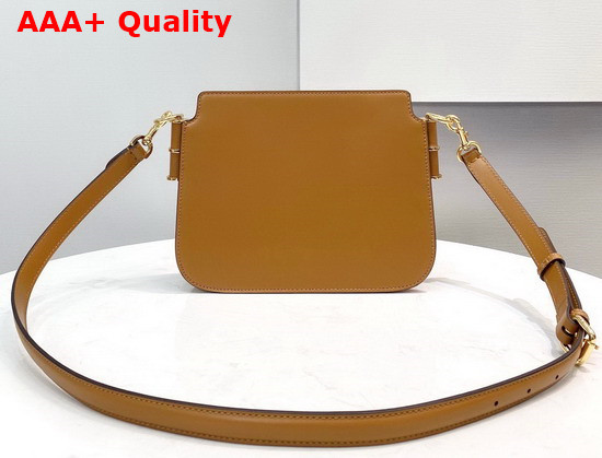 Fendi Touch Brown Leather Bag Replica