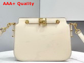 Fendi Touch White Leather Bag Replica