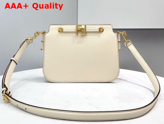 Fendi Touch White Leather Bag Replica