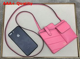 Fendi Two Pocket Mini Bag Pink Leather Replica