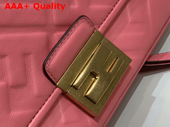 Fendi Upside Down Pink Leather Bag Replica