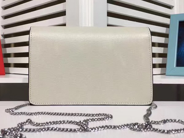 Fendi Wallet On Chain in Black Leather with Inlays For Sale