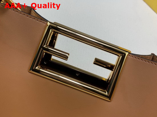 Fendi Way Small Brown Leather Bag Replica