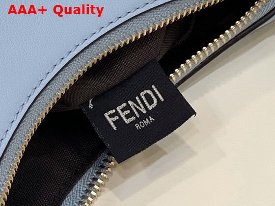 Fendigraphy Small Light Blue Leather Bag Replica