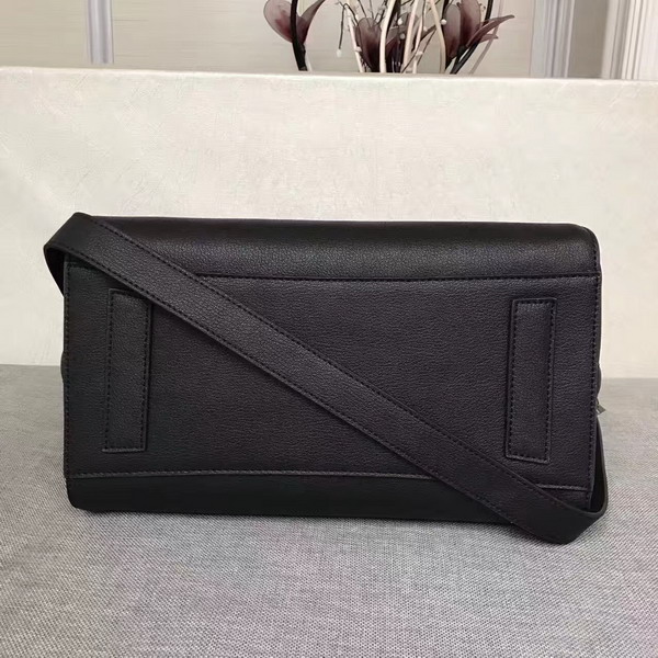 Givenchy Big Antigona Bag in Black Goatskin Silver Hardware For Sale