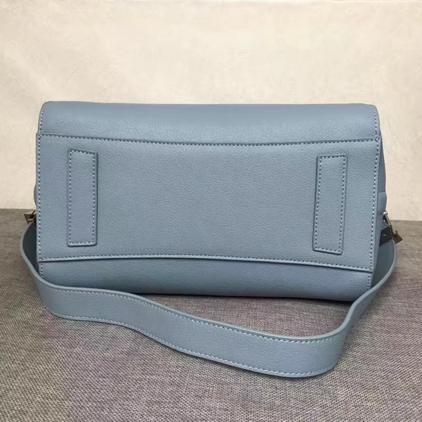 Givenchy Big Antigona Bag in Light Blue Goatskin Silver Hardware For Sale