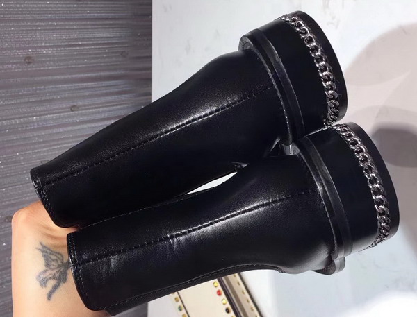 Givenchy Chelsea Boots in Black Smooth Box Leather For Sale