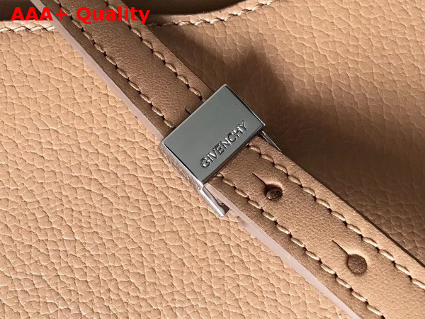 Givenchy Duetto Cross Body Bag in Beige and Orange Grained and Smooth Leather Replica