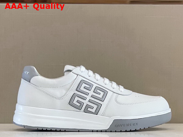 Givenchy G4 Sneakers in White and Grey Leather Replica