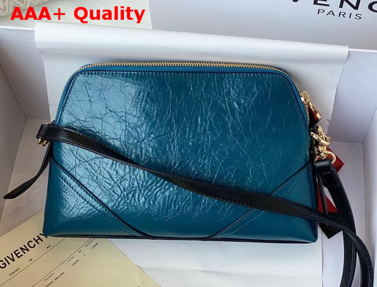 Givenchy ID Crossbody Bag in Blue Aged Leather Replica