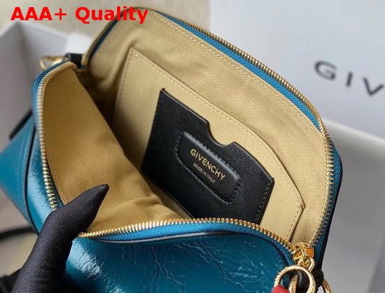 Givenchy ID Crossbody Bag in Blue Aged Leather Replica