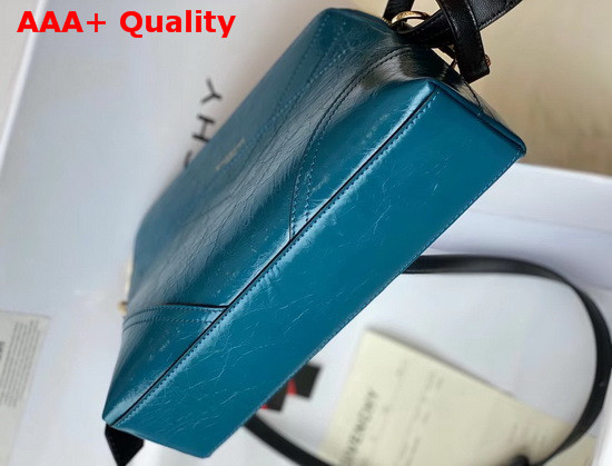 Givenchy ID Crossbody Bag in Blue Aged Leather Replica