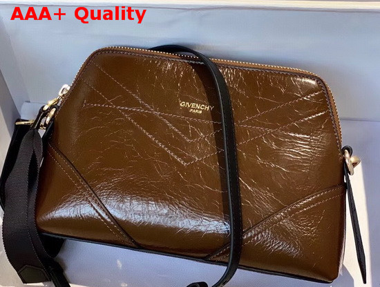 Givenchy ID Crossbody Bag in Brown Aged Leather Replica