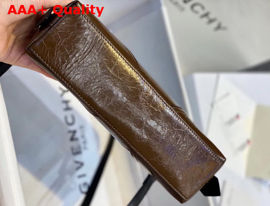 Givenchy ID Crossbody Bag in Brown Aged Leather Replica