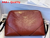 Givenchy ID Crossbody Bag in Burgundy Aged Leather Replica