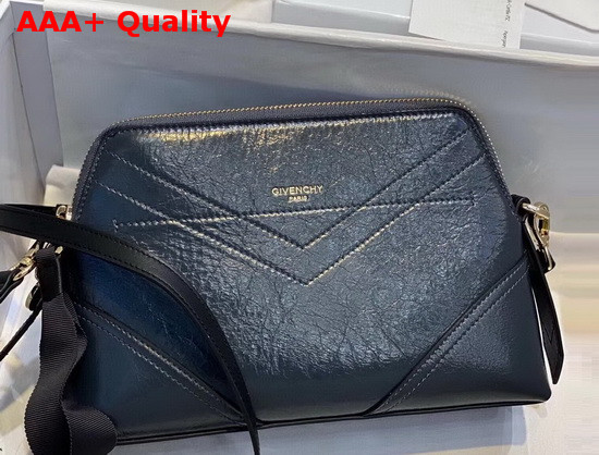 Givenchy ID Crossbody Bag in Dark Blue Aged Leather Replica