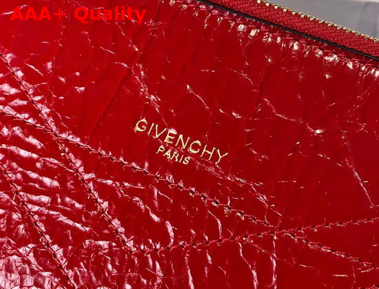 Givenchy ID Crossbody Bag in Red Aged Leather Replica