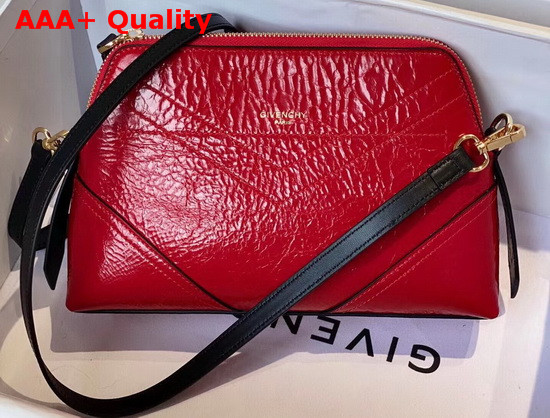 Givenchy ID Crossbody Bag in Red Aged Leather Replica