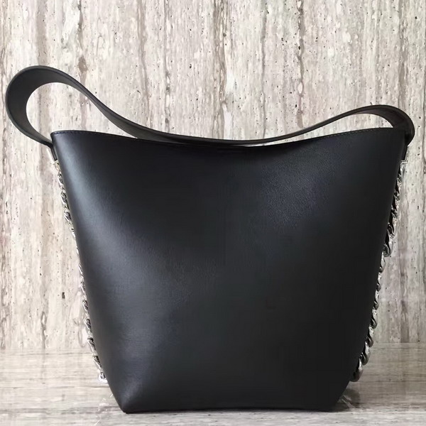 Givenchy Infinity Bucket Bag in Black Smooth Leather For Sale