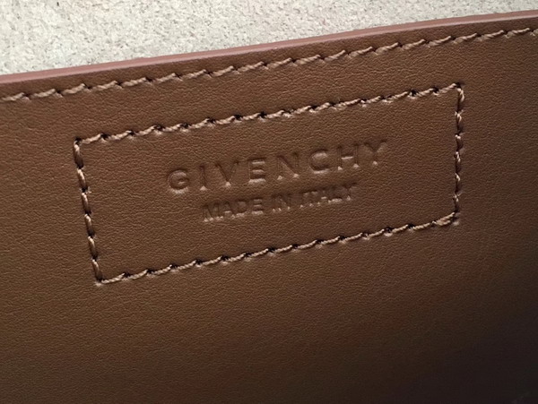 Givenchy Infinity Saddle Bag in Smooth Cognac Leather with Adjustable Strap Small Model For Sale