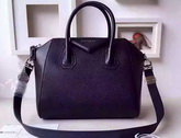 Givenchy Medium Antigona Bag In Black Grained Leather for Sale