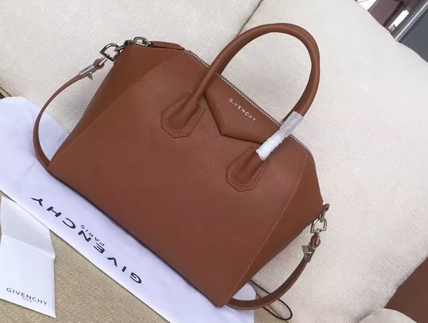 Givenchy Medium Antigona Bag In Brown for Sale