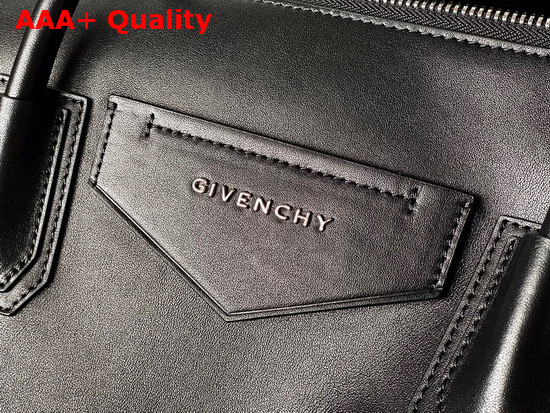 Givenchy Medium Antigona Soft Bag in Black Smooth Leather Replica