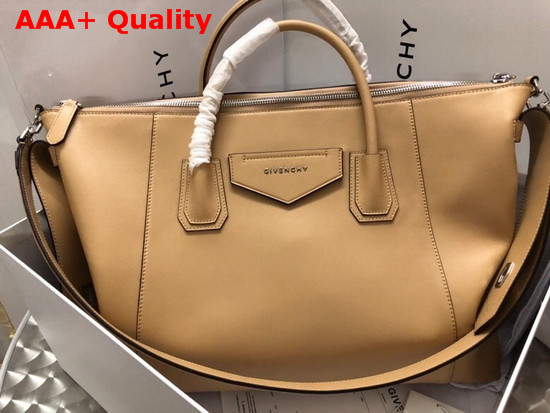 Givenchy Medium Antigona Soft Bag in Camel Smooth Leather Replica