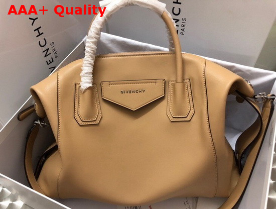 Givenchy Medium Antigona Soft Bag in Camel Smooth Leather Replica