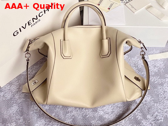 Givenchy Medium Antigona Soft Bag in Dune Beige Smooth Leather Replica