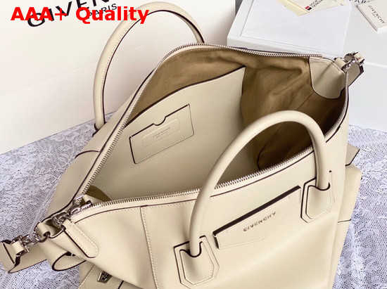 Givenchy Medium Antigona Soft Bag in Dune Beige Smooth Leather Replica