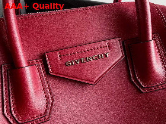 Givenchy Medium Antigona Soft Bag in Red Smooth Leather Replica