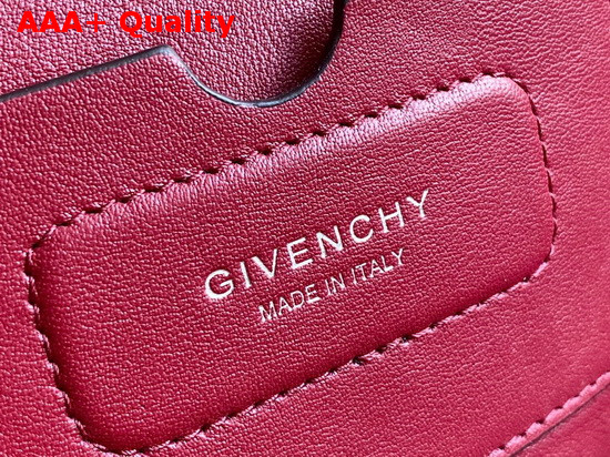 Givenchy Medium Antigona Soft Bag in Red Smooth Leather Replica