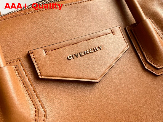 Givenchy Medium Antigona Soft Bag in Tan Smooth Leather Replica