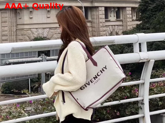 Givenchy Medium Bond Shopper in Givenchy Canvas Replica