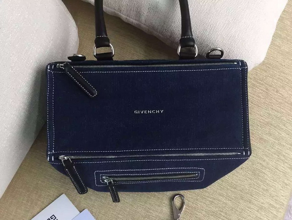 Givenchy Medium Pandora Bag in Blue Denim for Sale