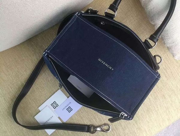 Givenchy Medium Pandora Bag in Blue Denim for Sale